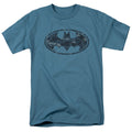 Batman Navy Blue Camo Shield Mens T Shirt Slate Officially Licensed