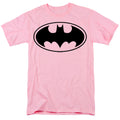 Batman Black Bat Mens T Shirt Hot Pink Officially Licensed