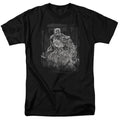 Batman Pencilled Rain Mens T Shirt Black Officially Licensed