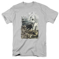 Batman Instill Fear Mens T Shirt Silver Officially Licensed