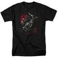Batman Kick Swing Mens T Shirt Black Officially Licensed