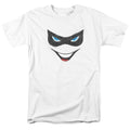 Batman Harley Face Mens T Shirt White Officially Licensed