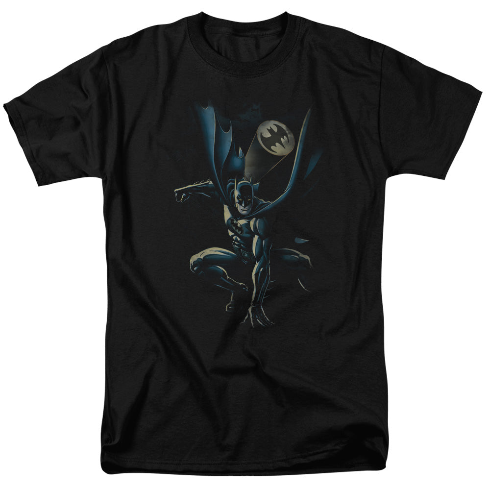 Batman Calling All Bats Mens T Shirt Black Officially Licensed