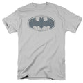 Batman Water Sketch Signal Mens T Shirt Silver Officially Licensed