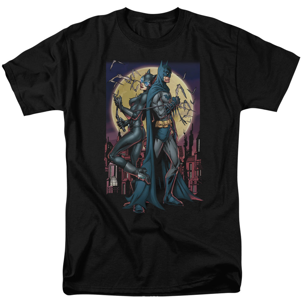 Batman Paint The Town Red Mens T Shirt Black Officially Licensed