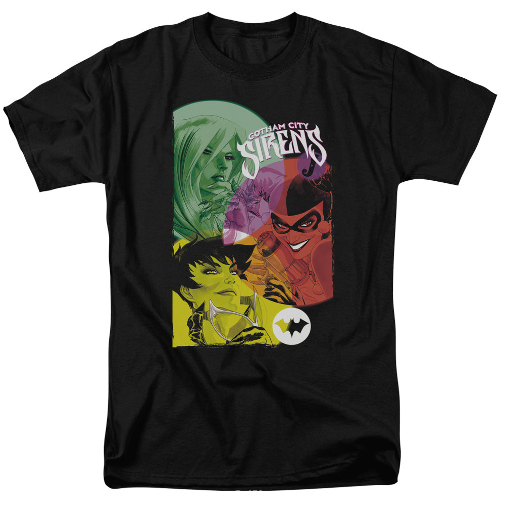 Batman Gotham Sirens Mens T Shirt Black Officially Licensed