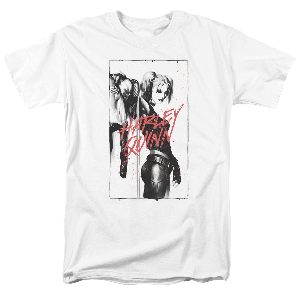 Batman Inked Quinn Mens T Shirt White Officially Licensed