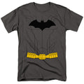 Batman New Batman Uniform Mens T Shirt Silver Officially Licensed