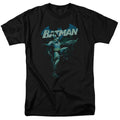 Batman Blue Bat Mens T Shirt Black Officially Licensed