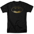 Batman Halftone Bat Mens T Shirt Black Officially Licensed