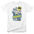 Batman Out Of The Pages Mens T Shirt White Officially Licensed