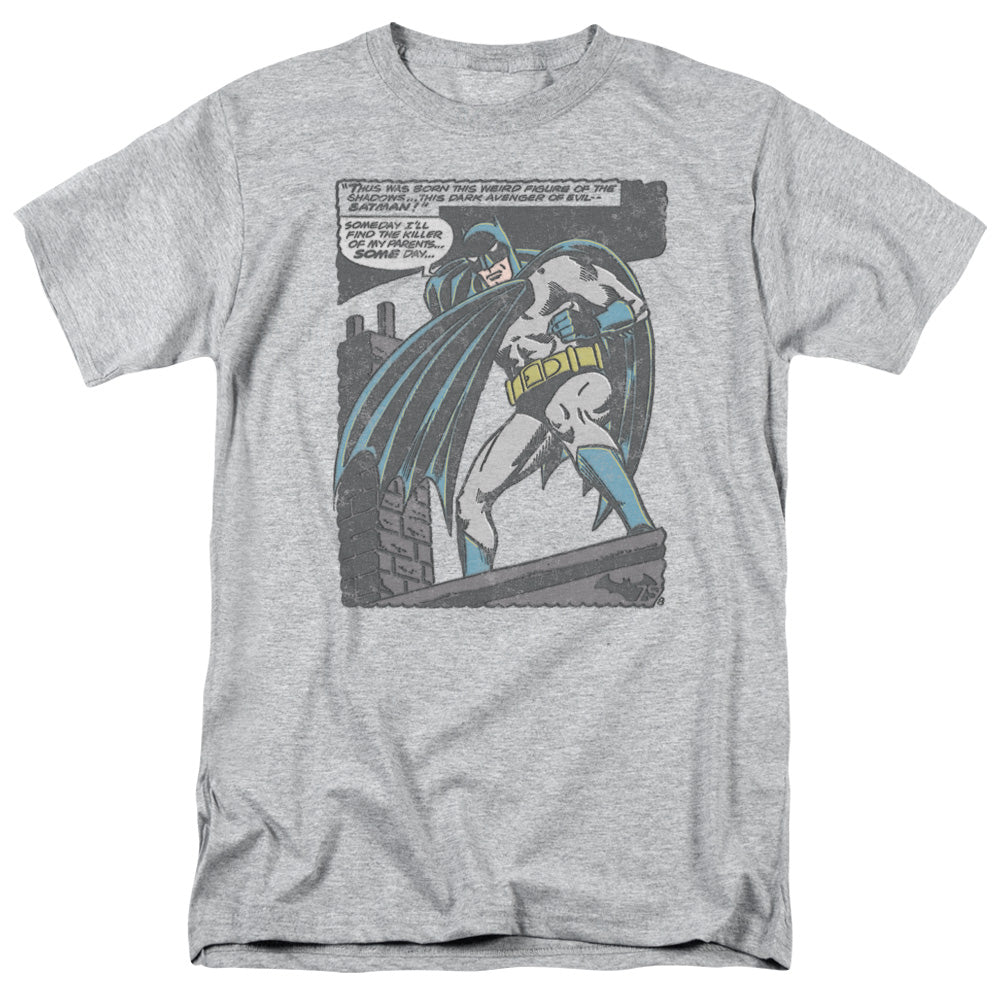 Batman Bat Origins Mens T Shirt Athletic Heather Officially Licensed