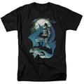 Batman Glow Of The Moon Mens T Shirt Black Officially Licensed