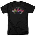 Batman Hawaiian Shield Mens T Shirt Black Officially Licensed
