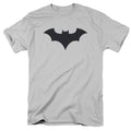 Batman 52 Title Logo Mens T Shirt Silver Officially Licensed
