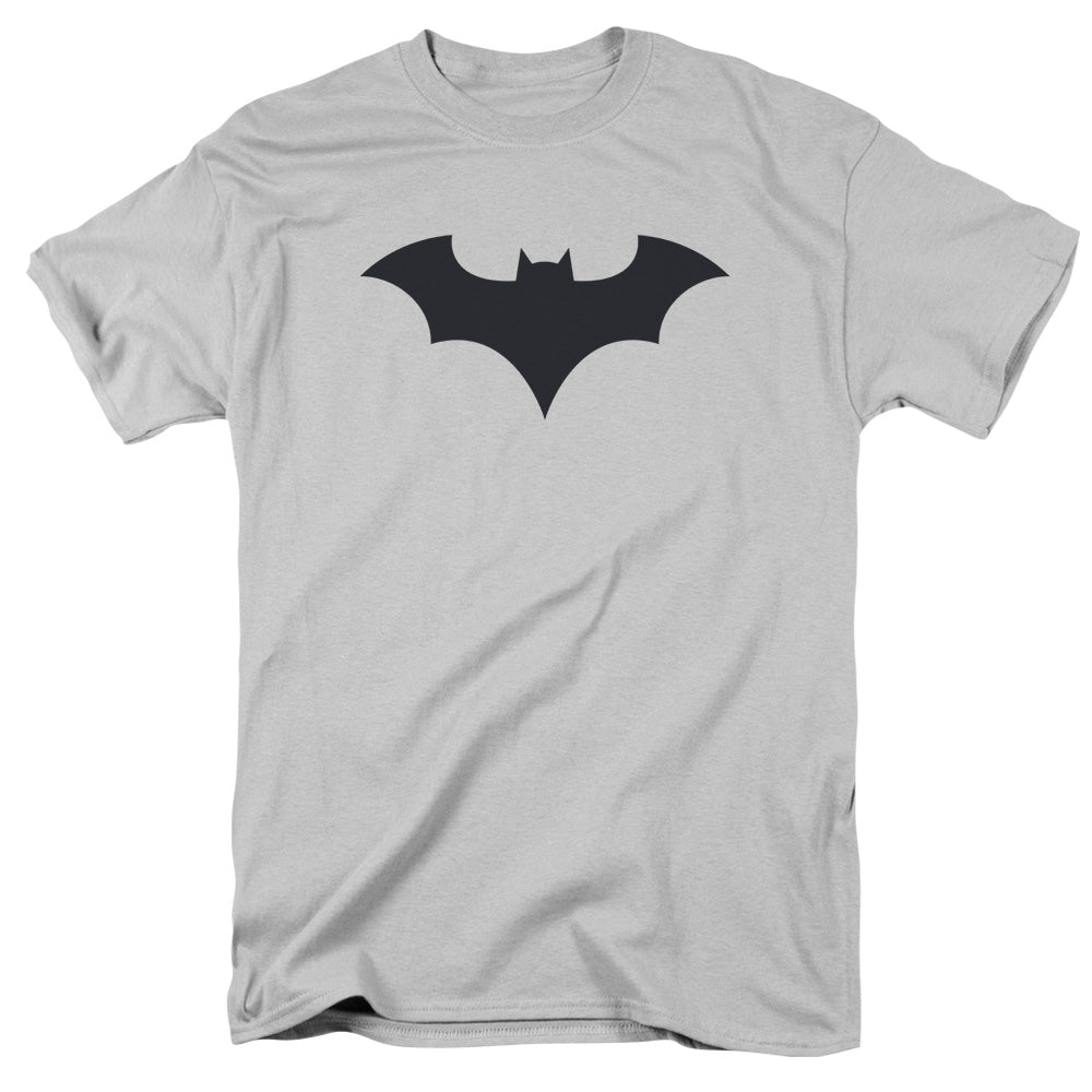 Batman 52 Title Logo Mens T Shirt Silver Officially Licensed