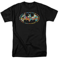 Batman Hawaiian Bat Mens T Shirt Black Officially Licensed
