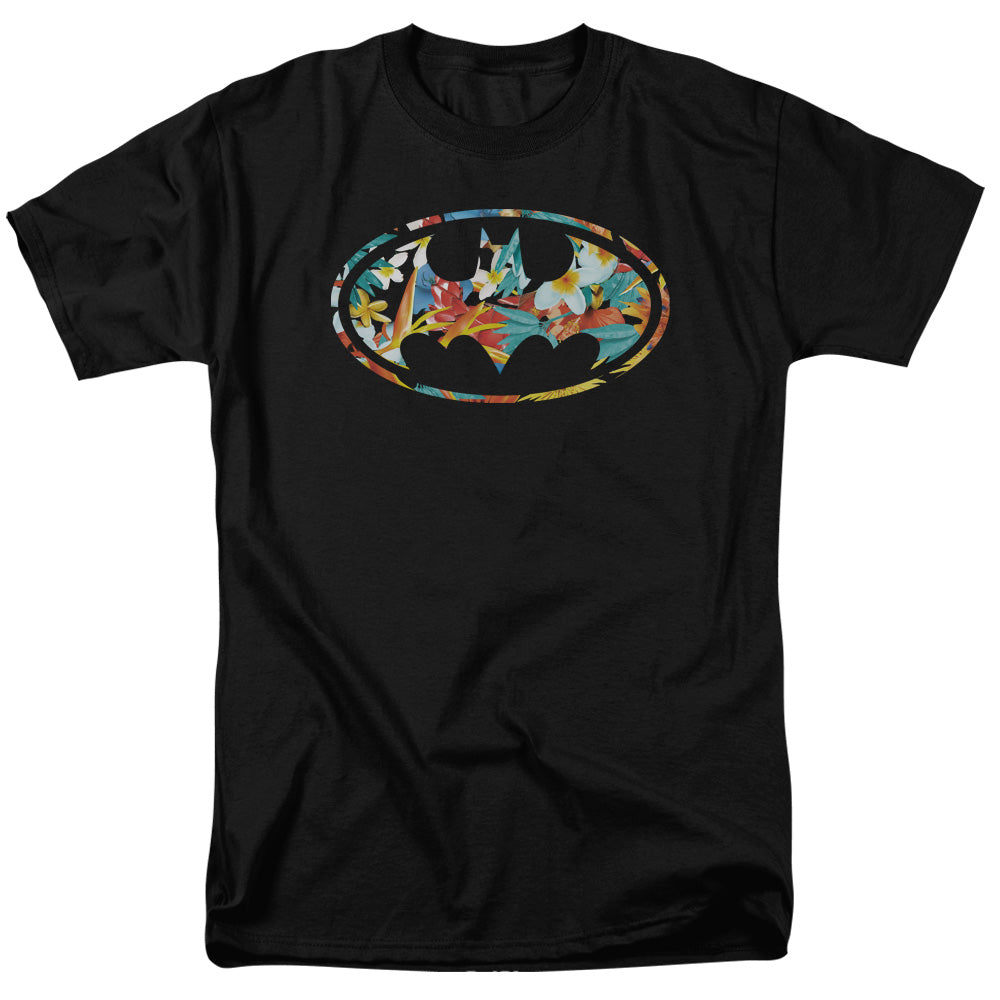 Batman Hawaiian Bat Mens T Shirt Black Officially Licensed