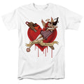 Batman Perfect Angel Mens T Shirt White Officially Licensed