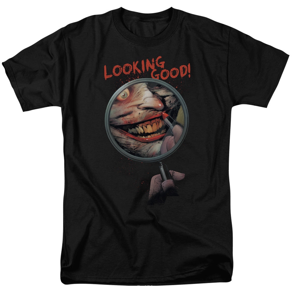 Batman Looking Good Mens T Shirt Black Officially Licensed
