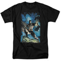 Batman Stormy Dark Knight Mens T Shirt Black Officially Licensed