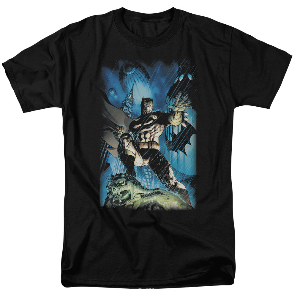Batman Stormy Dark Knight Mens T Shirt Black Officially Licensed