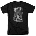 Batman Sketchy Shadows Mens T Shirt Black Officially Licensed