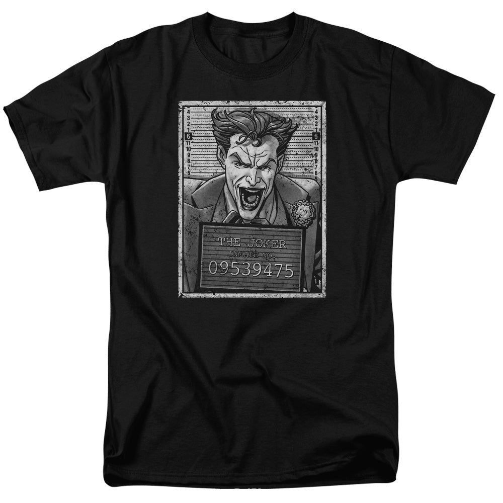 Batman Joker Inmate Mens T Shirt Black Officially Licensed