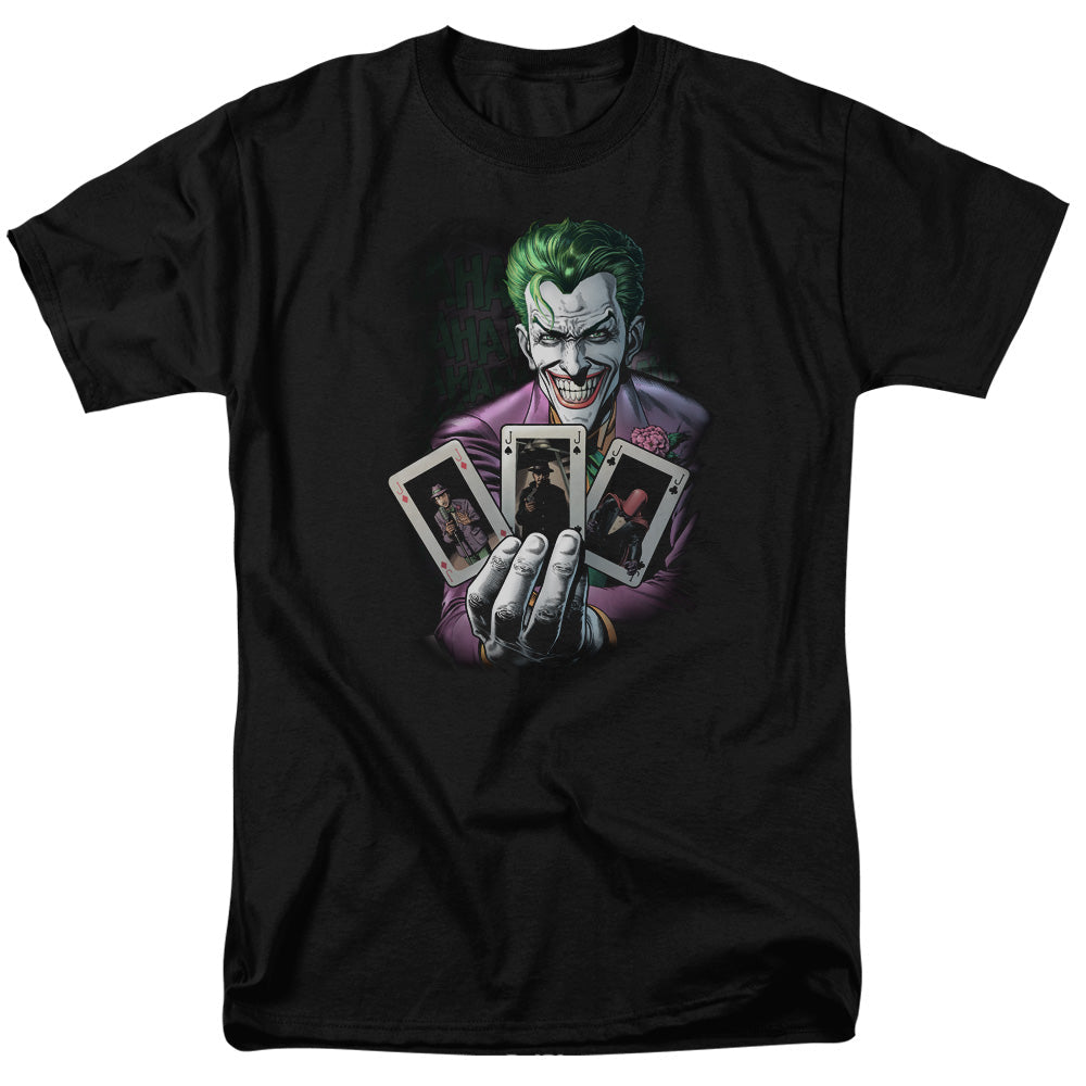 Batman 3 Of A Kind Mens T Shirt Black Officially Licensed