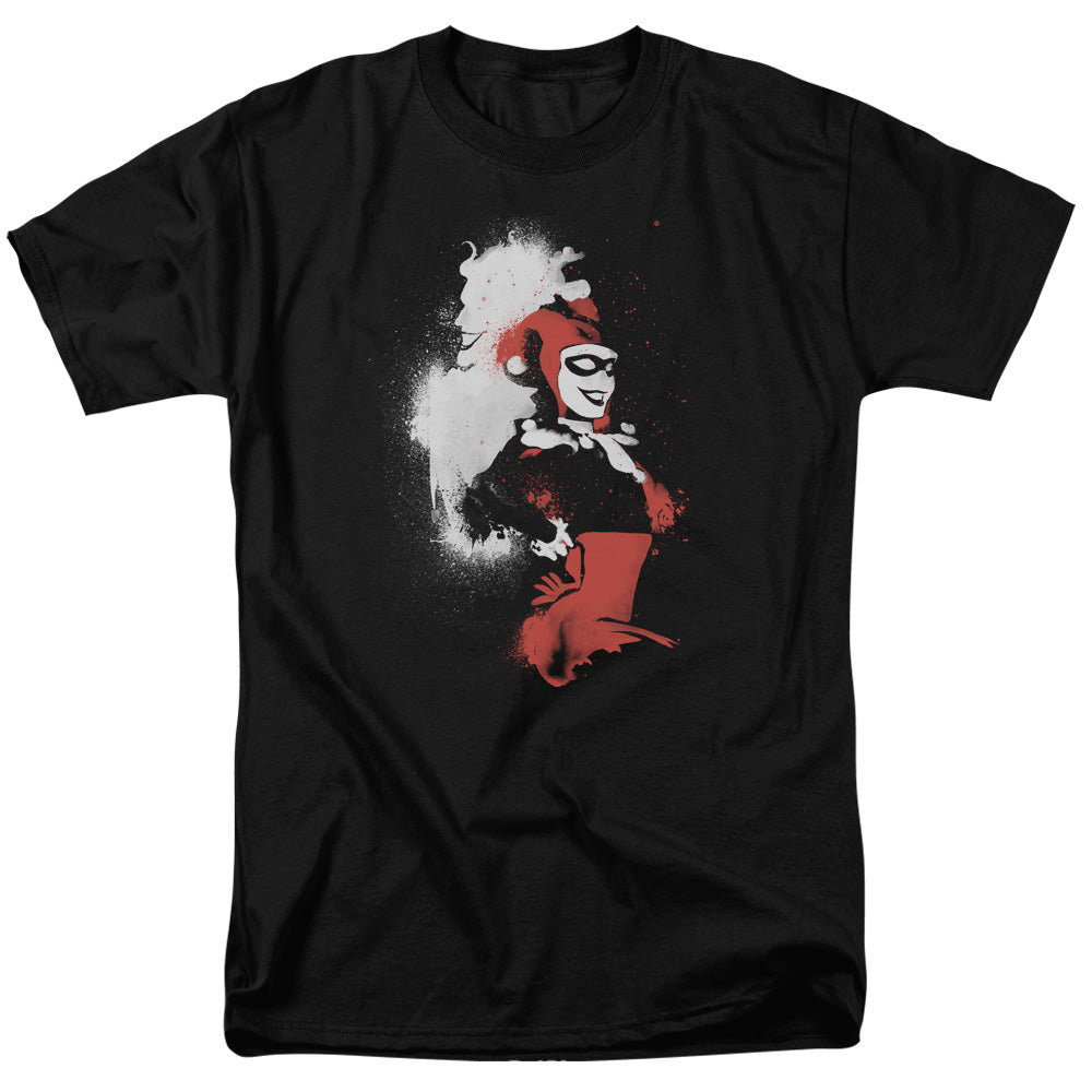 Batman Splattered Couple Mens T Shirt Black Officially Licensed