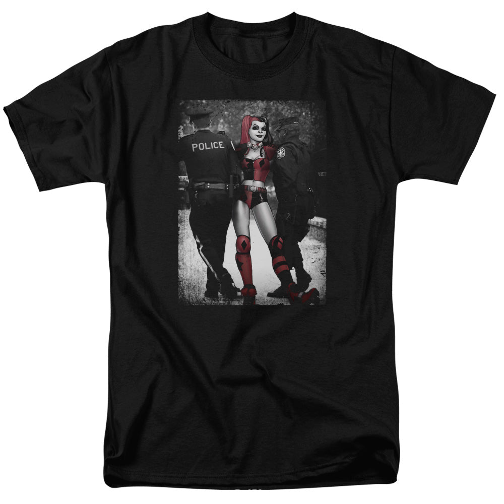 Batman Arrest Mens T Shirt Black Officially Licensed
