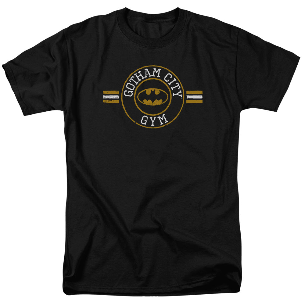 Batman Gotham City Gym Mens T Shirt Black Officially Licensed