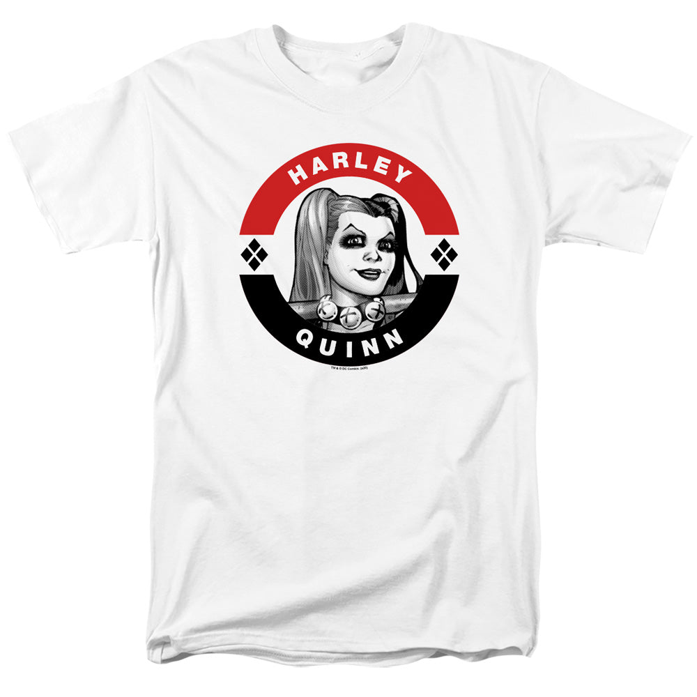 Batman Harley President Circle Mens T Shirt White Officially Licensed