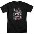 Batman Bad Gals Bw Mens T Shirt Black Officially Licensed