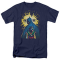 Batman Watchers Mens T Shirt Navy Blue Officially Licensed