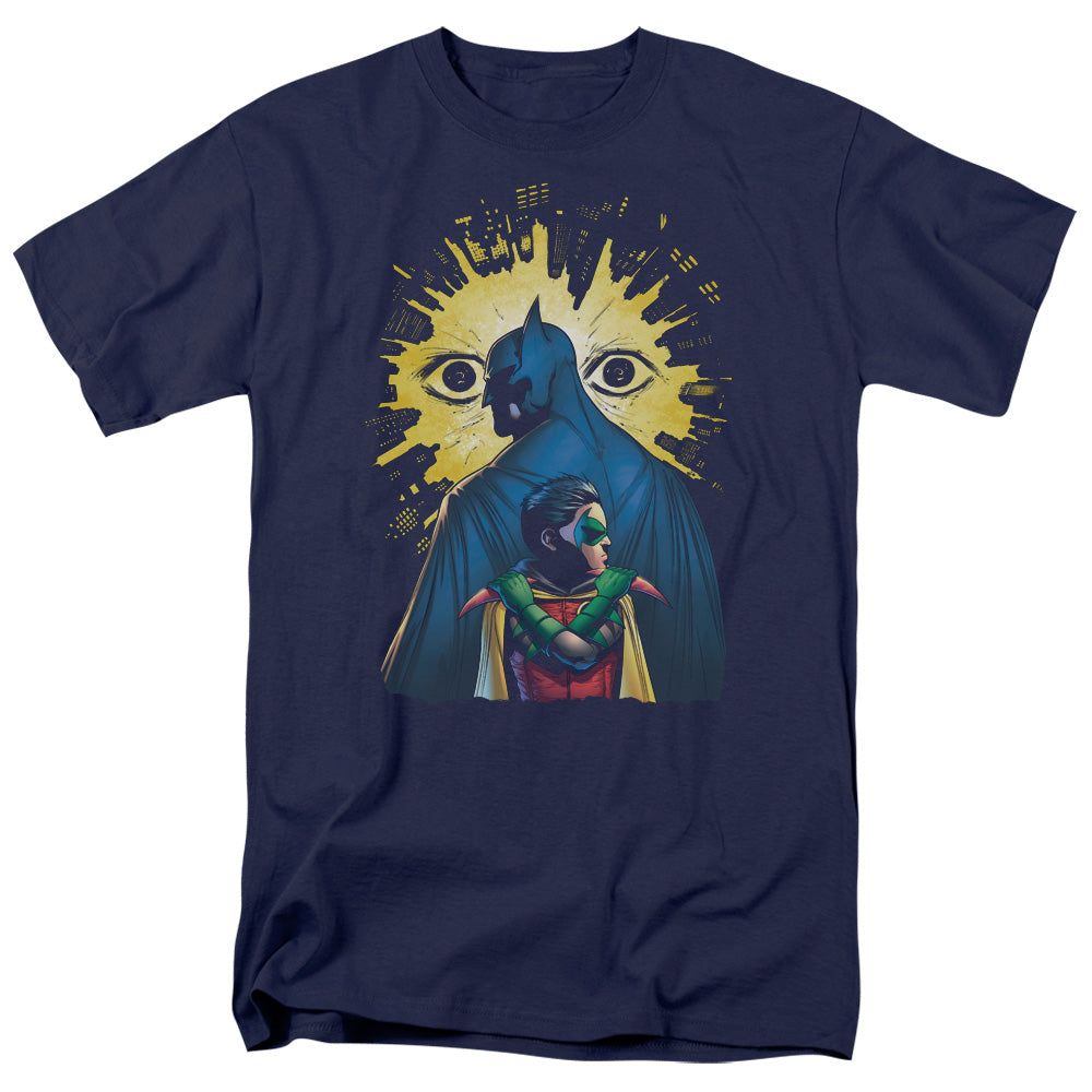 Batman Watchers Mens T Shirt Navy Blue Officially Licensed