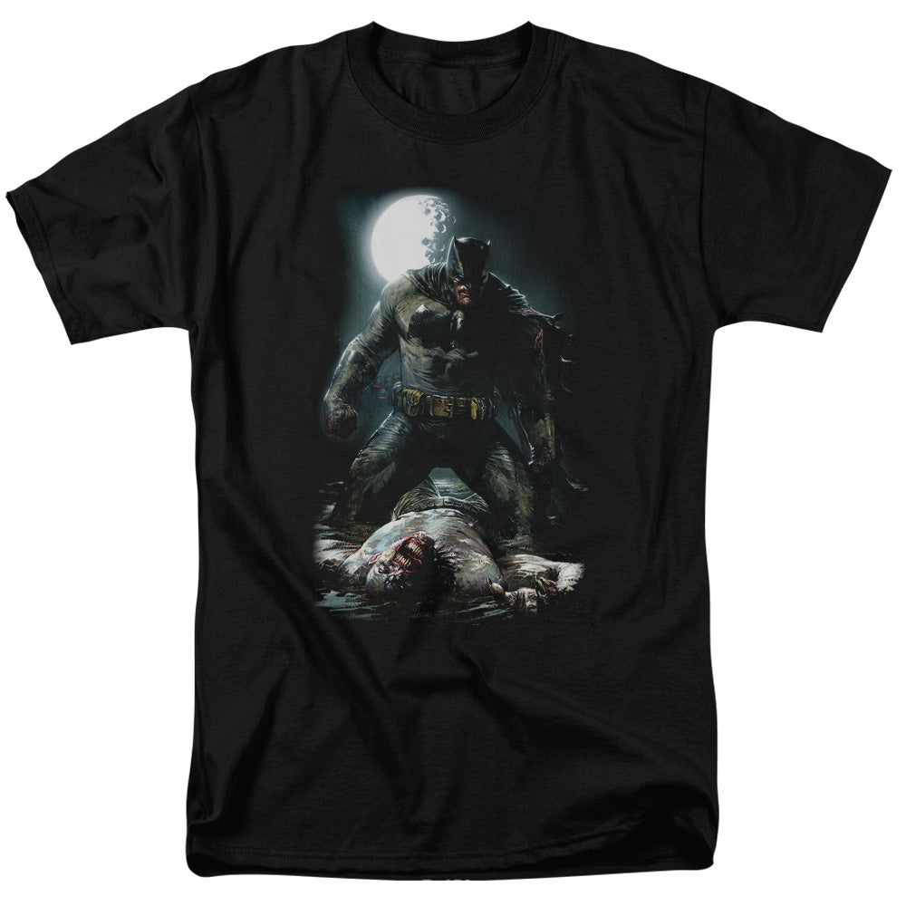 Batman Mudhole Mens T Shirt Black Officially Licensed
