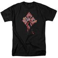 Batman Harley Quinn (Diamonds) Mens T Shirt Black Officially Licensed
