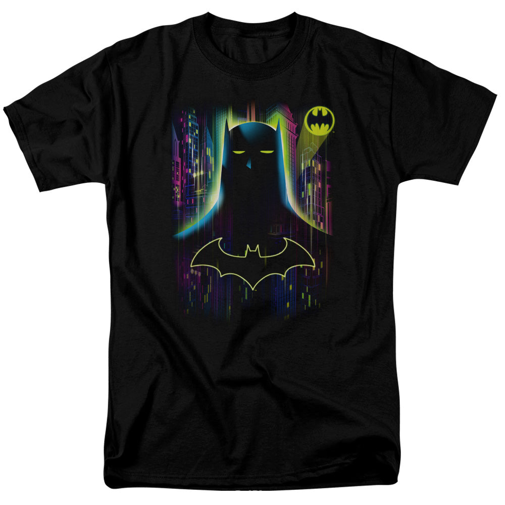 Batman Knight Lights Mens T Shirt Black Officially Licensed
