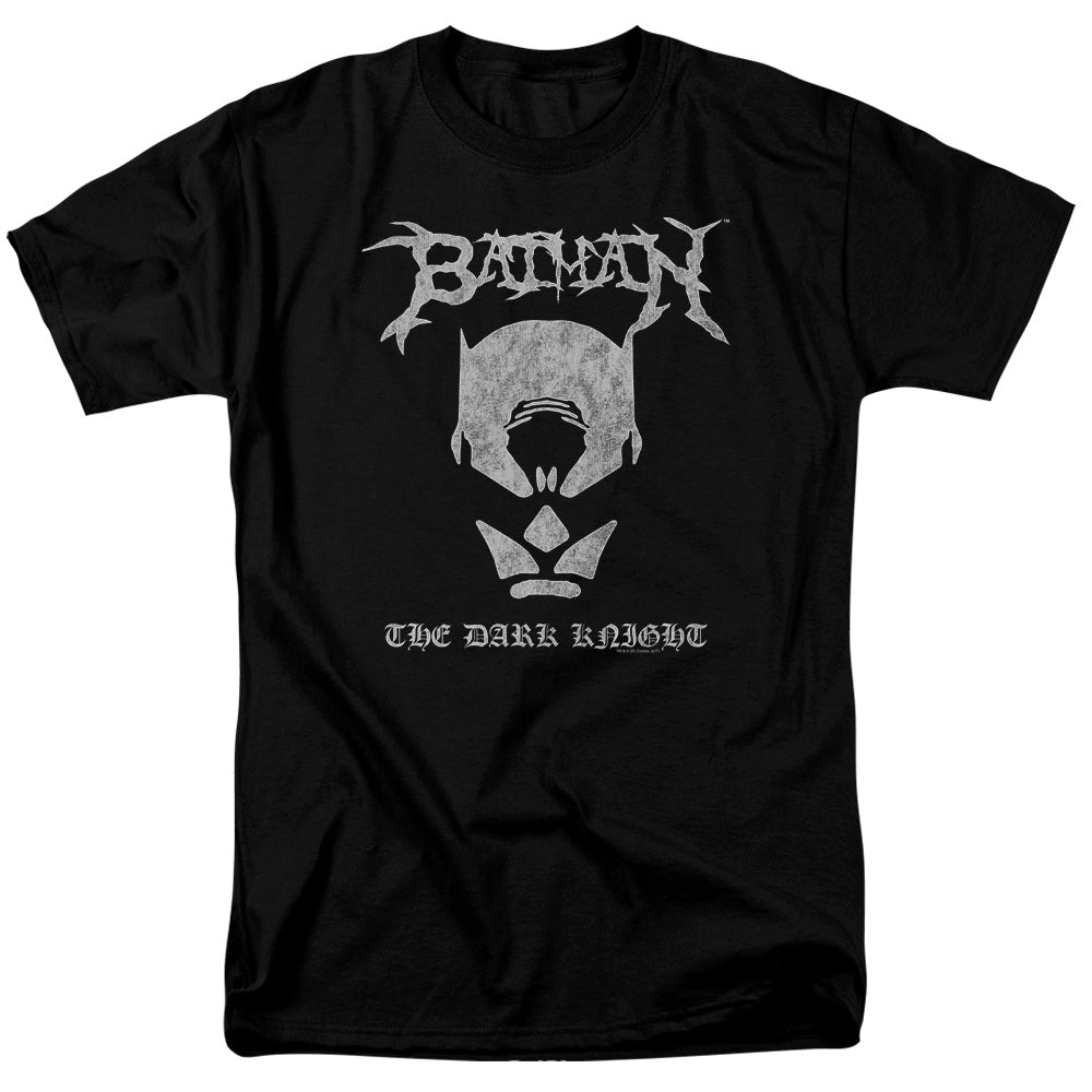 Batman Black Metal Batman Mens T Shirt Black Officially Licensed