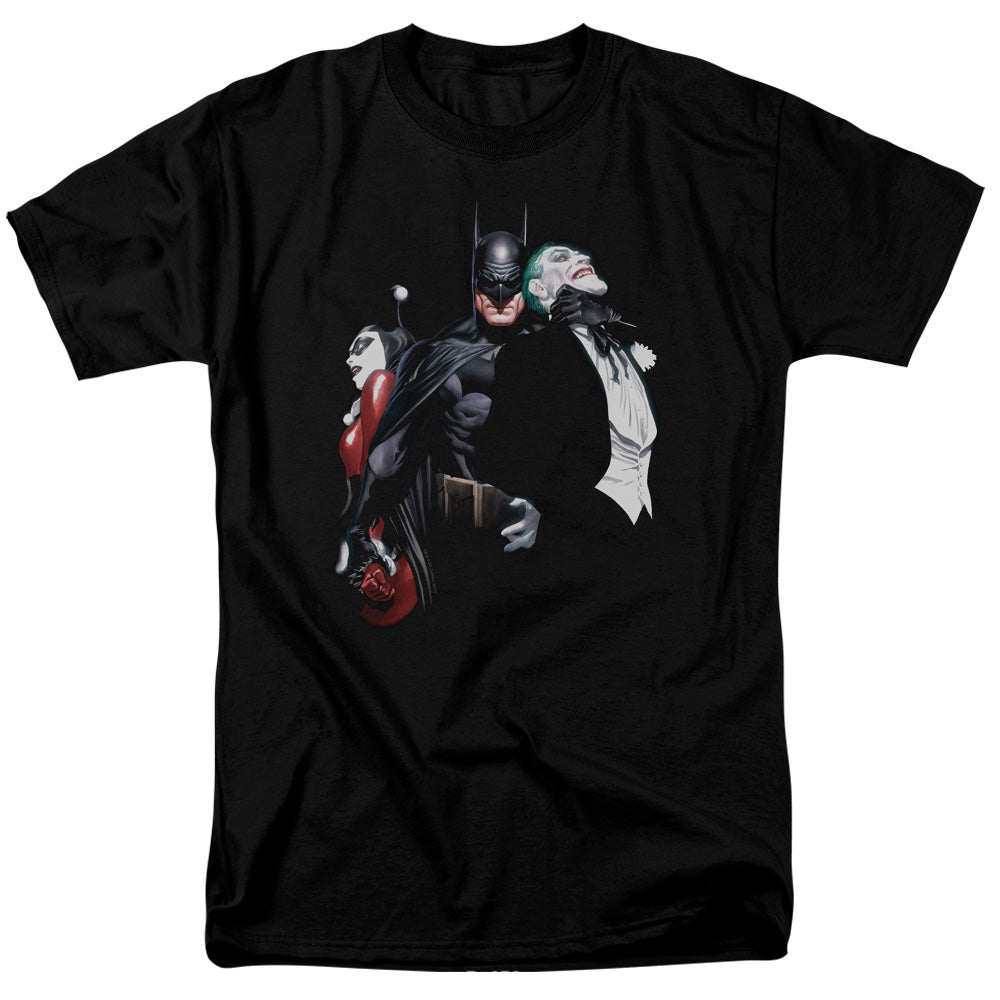 Batman Joker Harley Choke 
 Mens T Shirt Black Officially Licensed