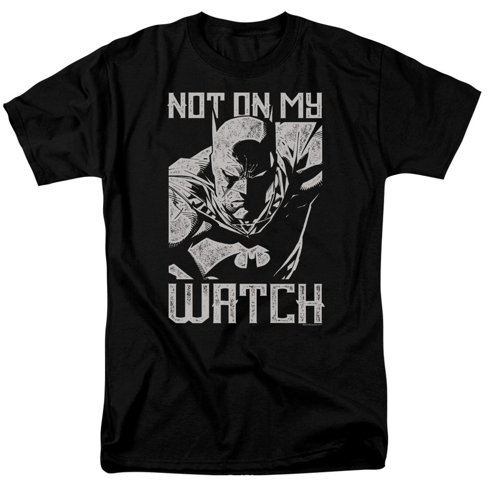 Batman Watch Mens T Shirt Black Officially Licensed