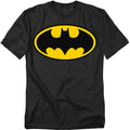 Batman Classic Logo Mens T Shirt Black Officially Licensed