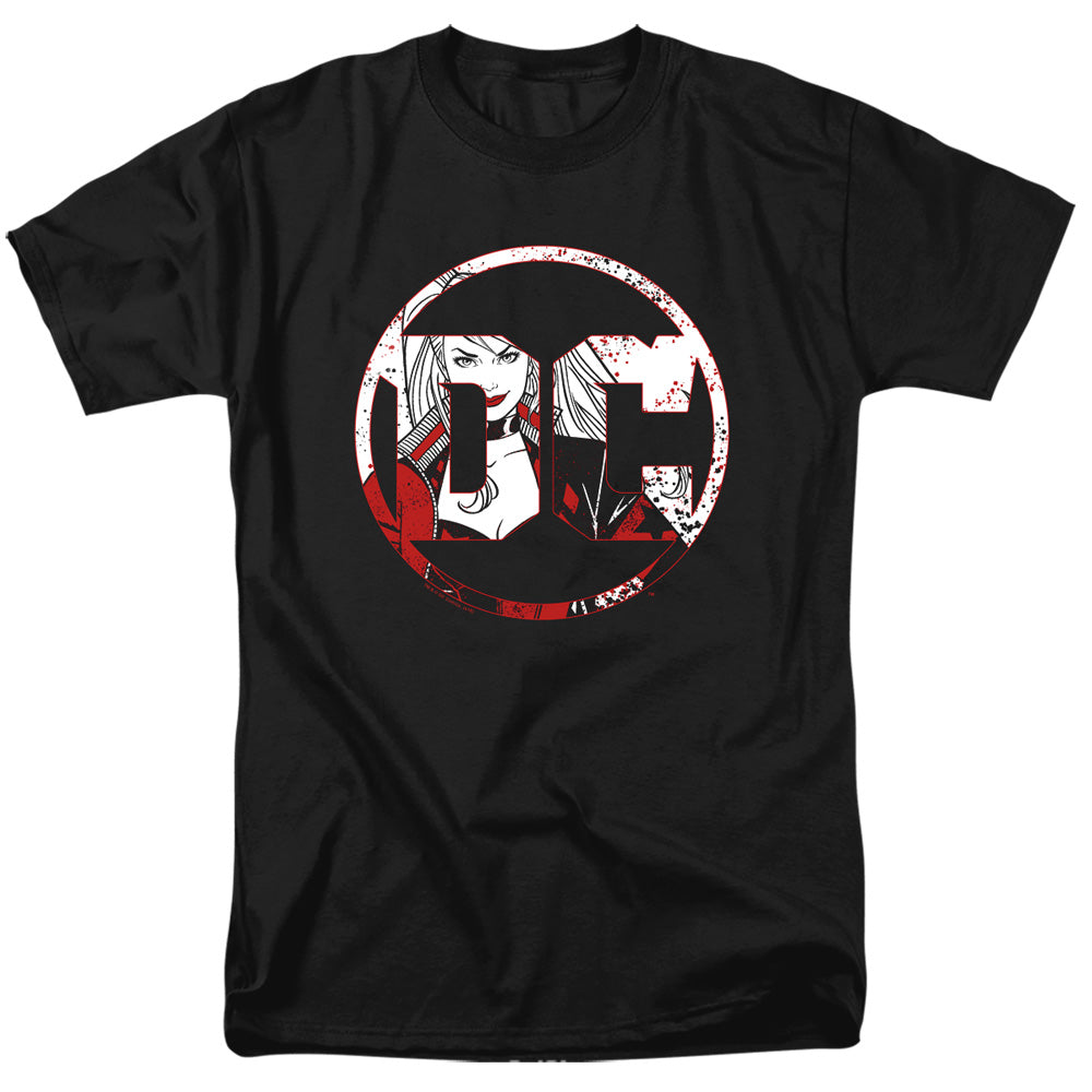 Batman Dc Logo Harley Mens T Shirt Black Officially Licensed