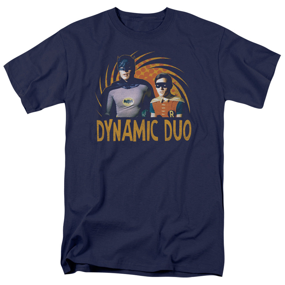 Batman Classic TV Dynamic Mens T Shirt Navy Blue Officially Licensed