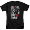 Batman Classic Tv Bat Channel Mens T Shirt Black Officially Licensed