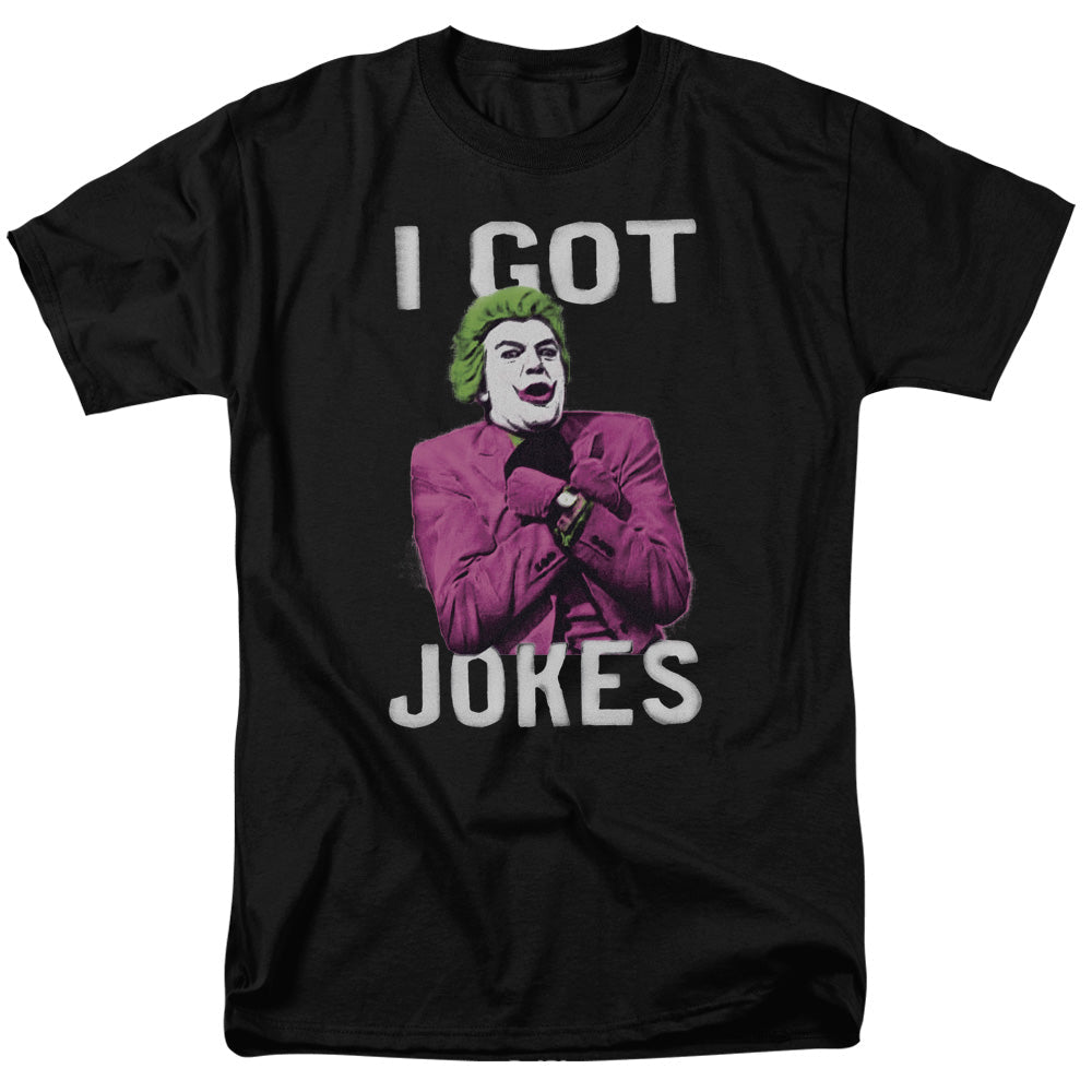 Batman Classic Tv Got Jokes Mens T Shirt Black Officially Licensed