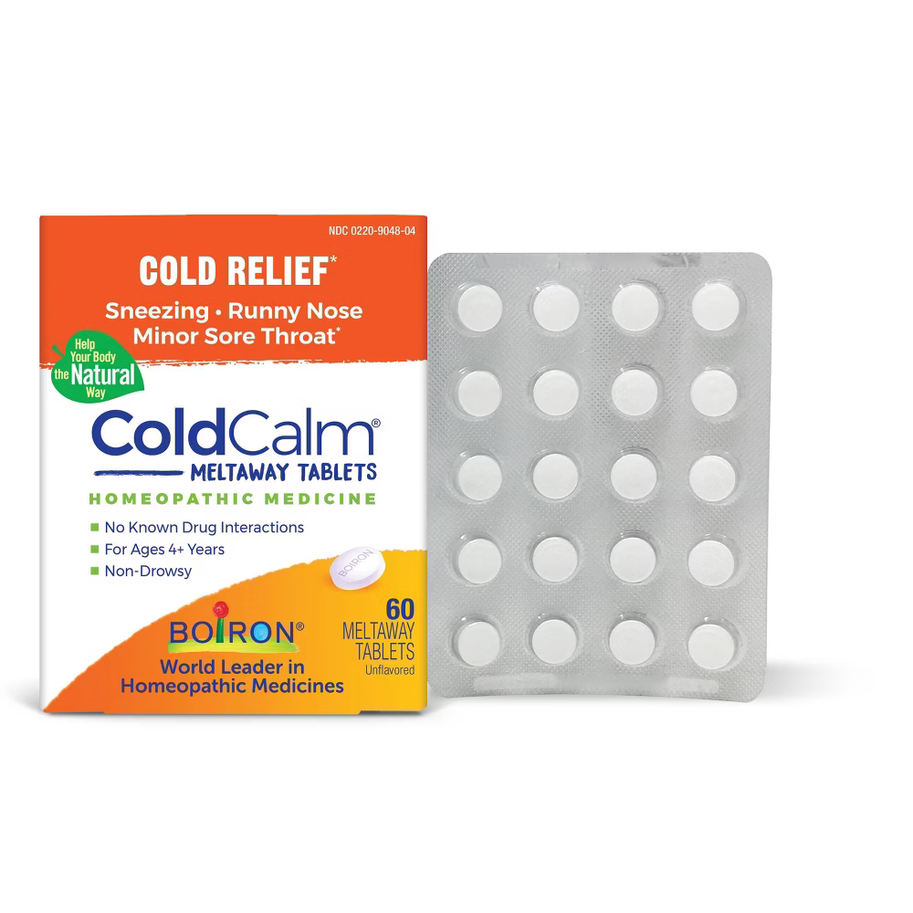 Boiron ColdCalm Meltaway Tablets (60 ct)
