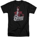 David Bowie Diamond David Mens Tall T Shirt Black