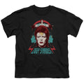 David Bowie Ziggy Heads Kids Youth T Shirt Black